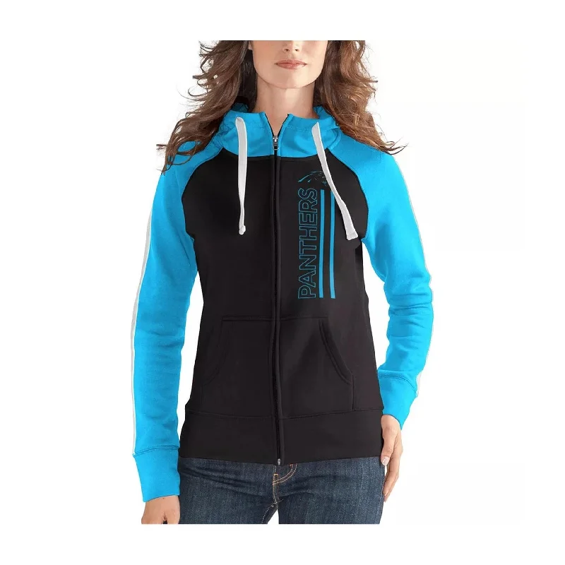 Sophist G-III Sports Womens Carolina Panthers Hoodie Sweatshirt, Black, XX-Large