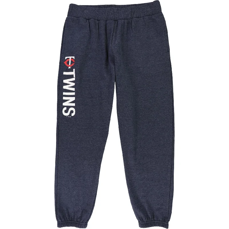 Luxe Vibes Touch Womens Minnesota Twins Athletic Sweatpants, Blue, Medium