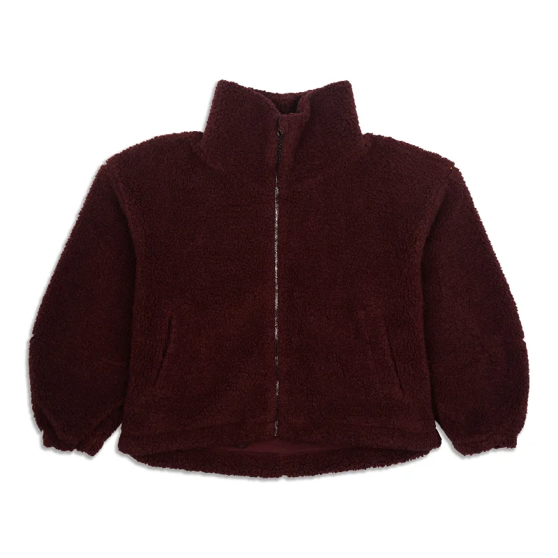 Cinchable Fleece Zip-Up - Resale