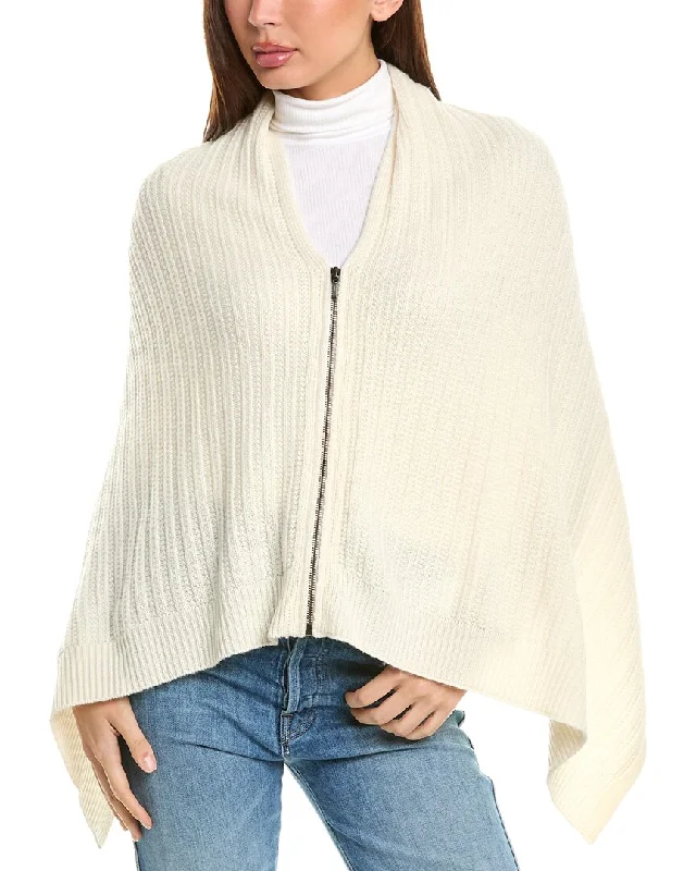 Forte Cashmere Wool & Cashmere-Blend Poncho