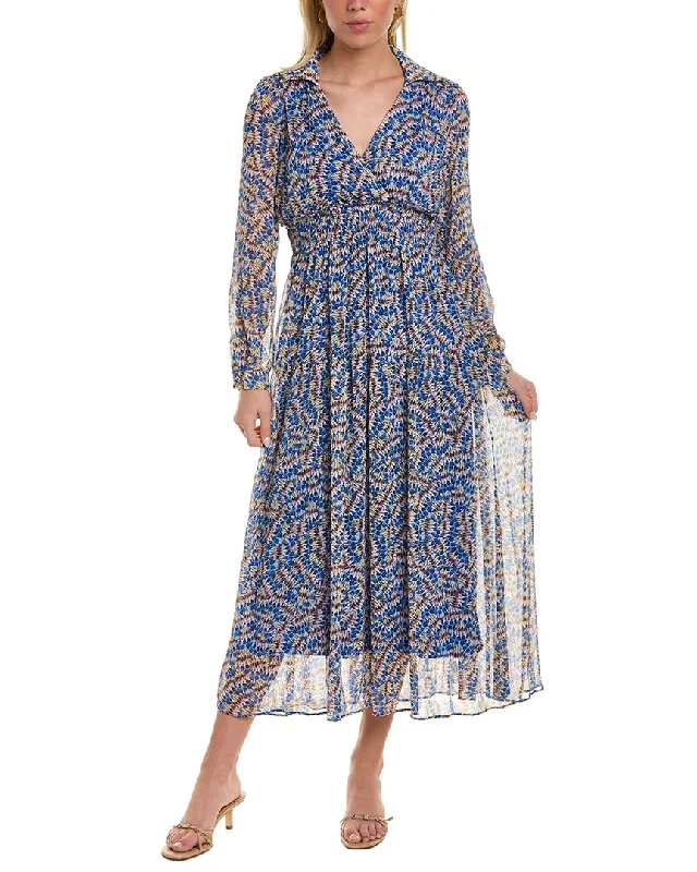 Taylor Surplice Midi Dress