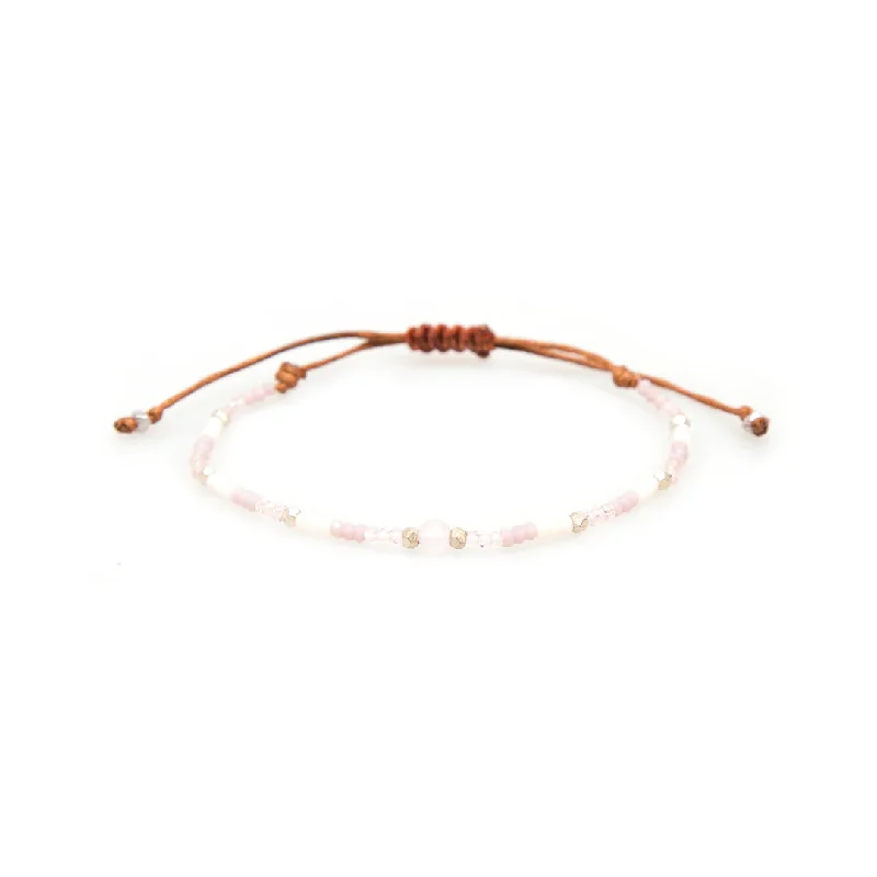 Women's Rose Quartz Goddess Bracelet