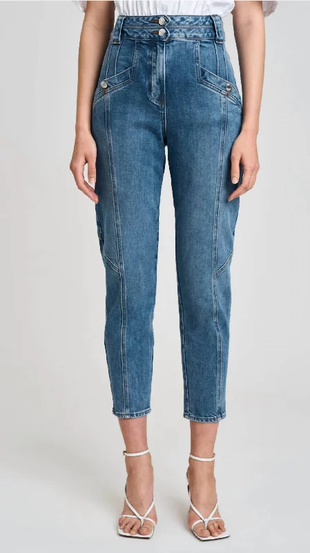 Alexa High Rise Jeans In Medium Wash