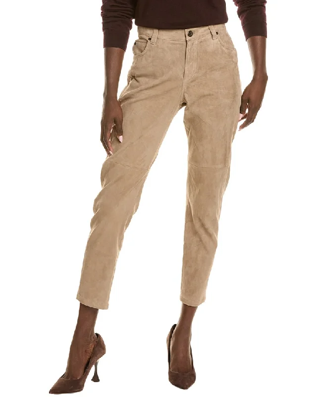 Brunello Cucinelli Leather Pant