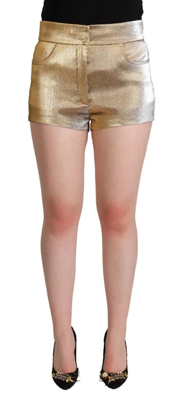 Dolce & Gabbana Elegant Metallic  Hot Women's Pants