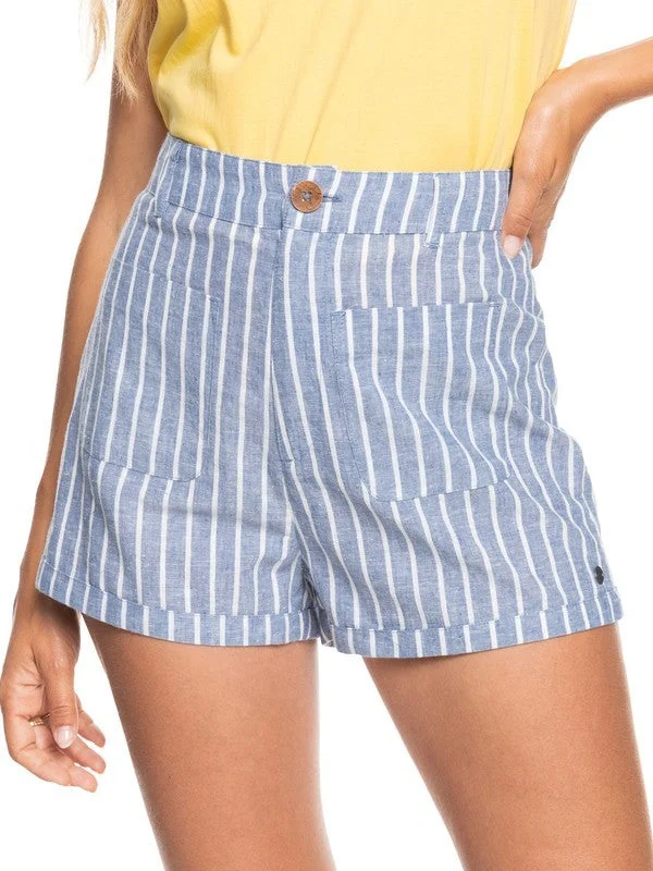 Roxy Women's Shorts Straight Fit Shorts High-Rise