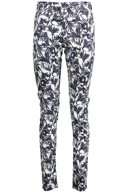 Gant Chic Slim-Fit Organic Cotton Women's Trousers