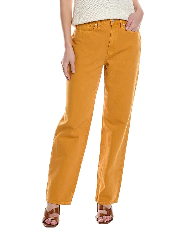 Madewell Baggy Ochre Fresco Straight Jean