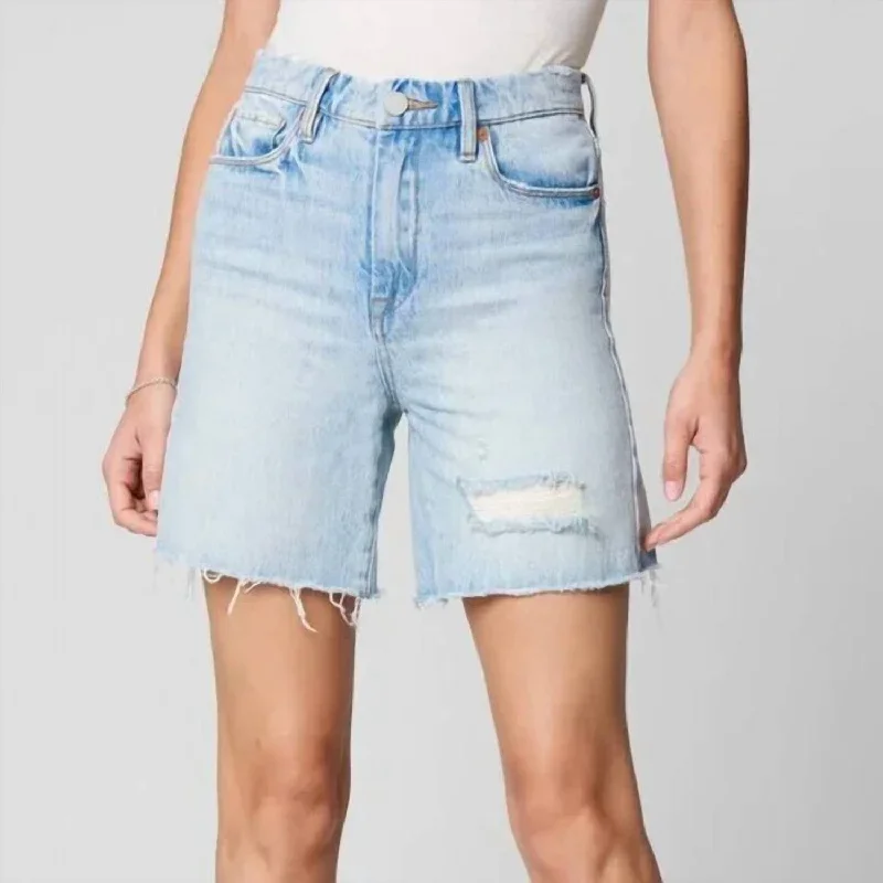 Warren Denim Shorts In Mirror Mirror