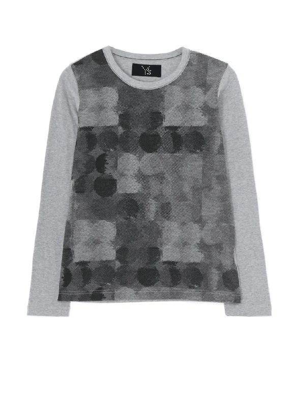 POLKA DOT PIGMENT PRINT LONG T