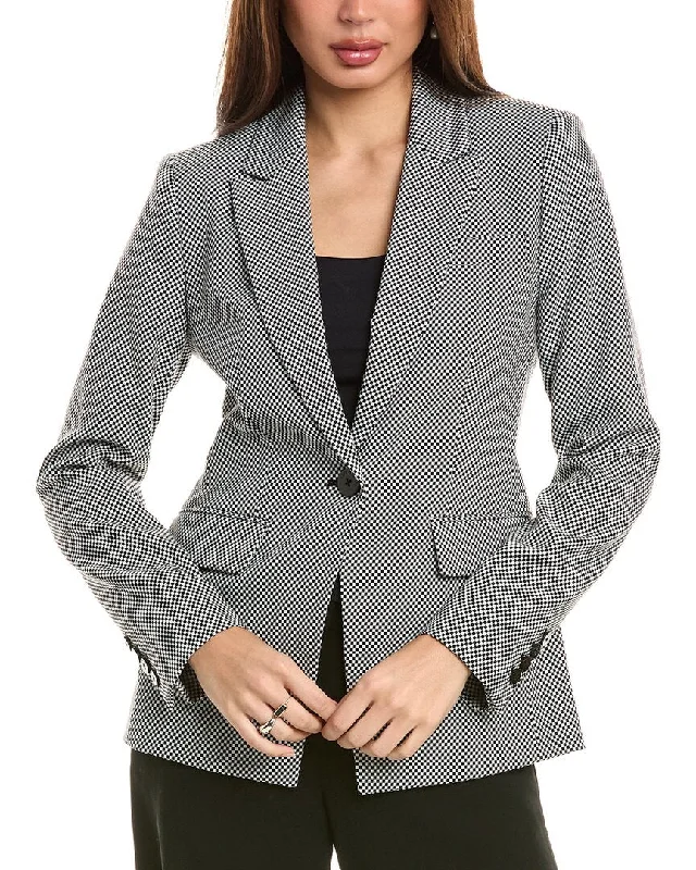 Elie Tahari Check Blazer