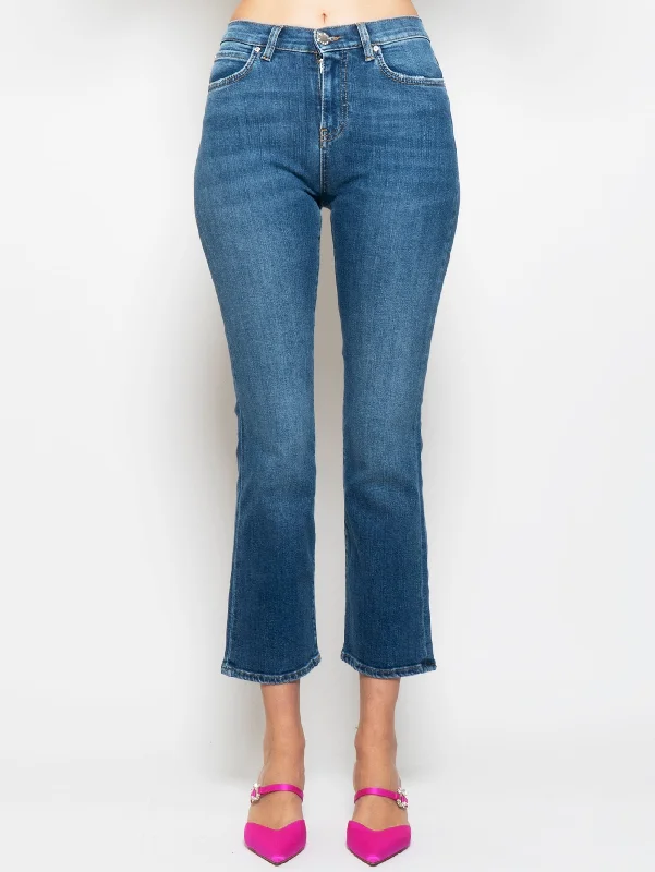 Jeans Bootcut Flare Blu