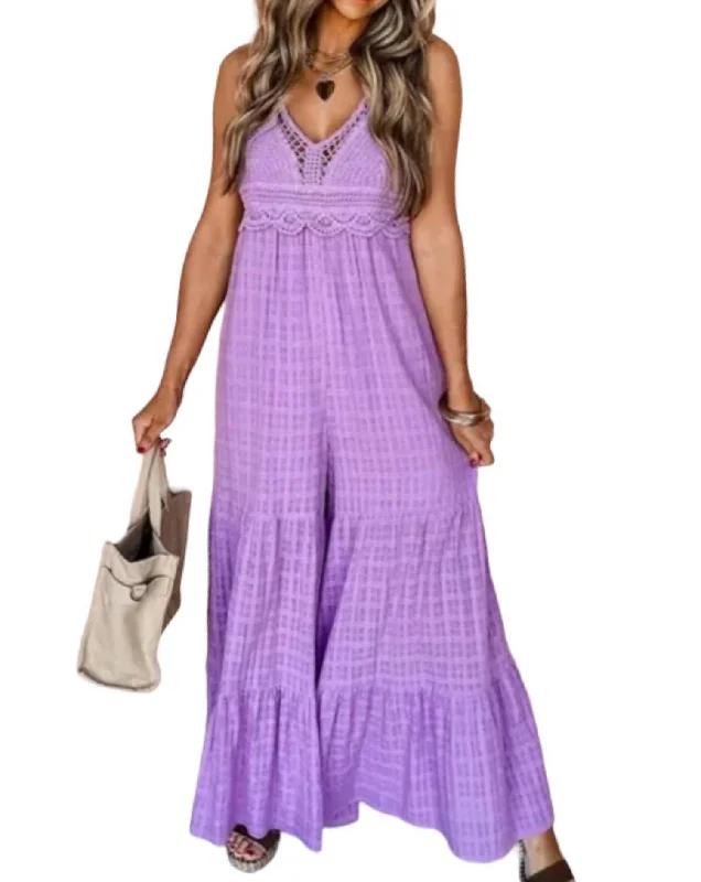 Haze Jumpsuit In Lavender