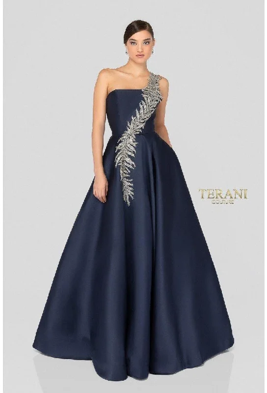 Terani Couture 1912E9202 Navy 20 Sale