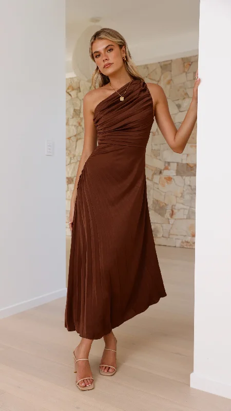 Marissa Maxi Dress - Chocolate